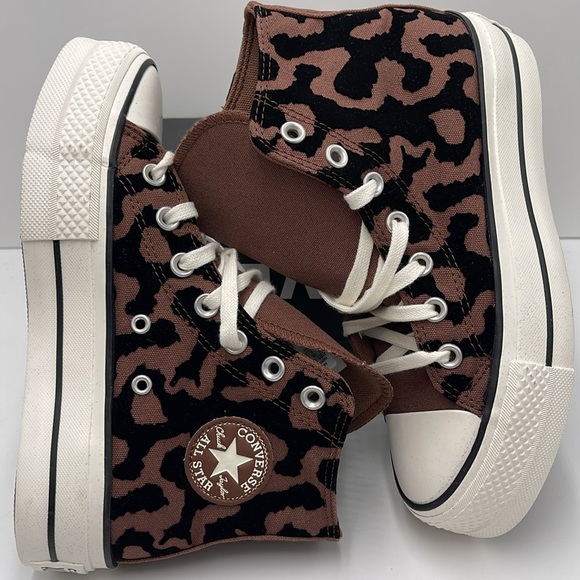 Converse WMNS CTAS LIFT HI BEAR NAP/BLACK/EGRET A12351C Platforms Sneakers - Picture 11 of 16